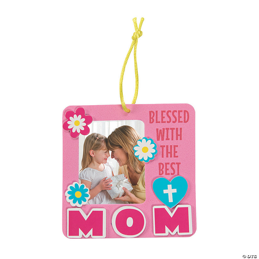 Religious Mothers Day Picture Frame Ornament Craft Kit Oriental Trading