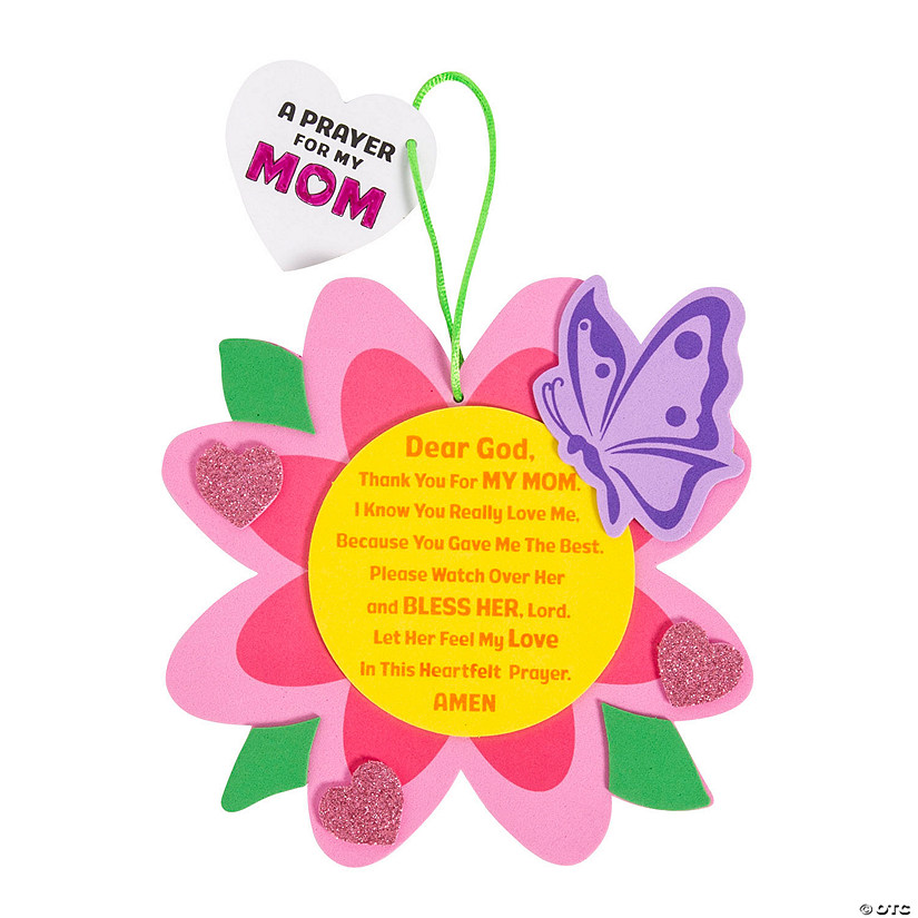 Religious Mother&#8217;s Day Prayer Craft Kit - Makes 12 Image