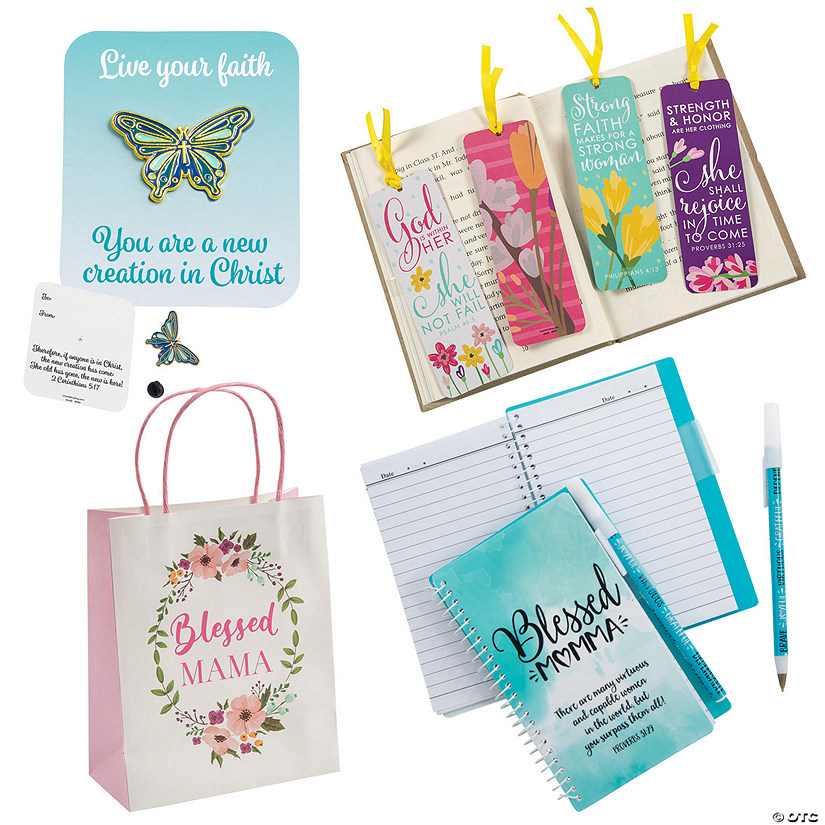 Religious Mother&#8217;s Day Reading & Writing Gift Kit Assortment for 24 Image