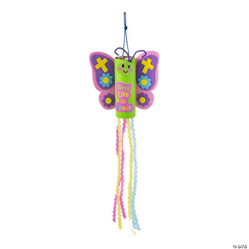 Religious New Life Butterfly Craft Kit - Makes 12 Image