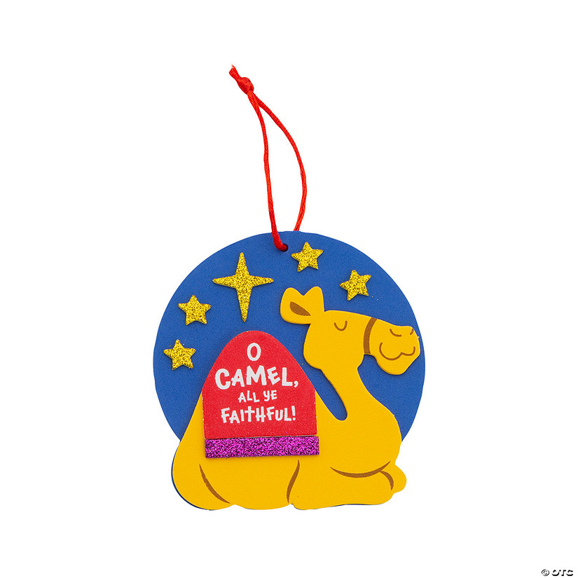 Religious O&#8217; Camel All Ye Faithful Ornament Craft Kit - Makes 12 Image