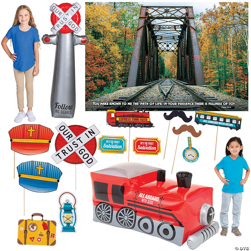 Religious Railroad Decorating and Prop Kit - 17 Pc. Image