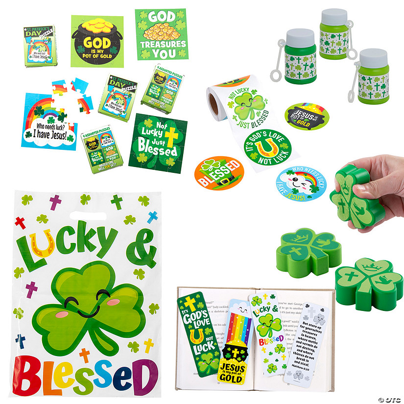 Religious St. Patrick&#8217;s Day Handout Kit for 48 Image
