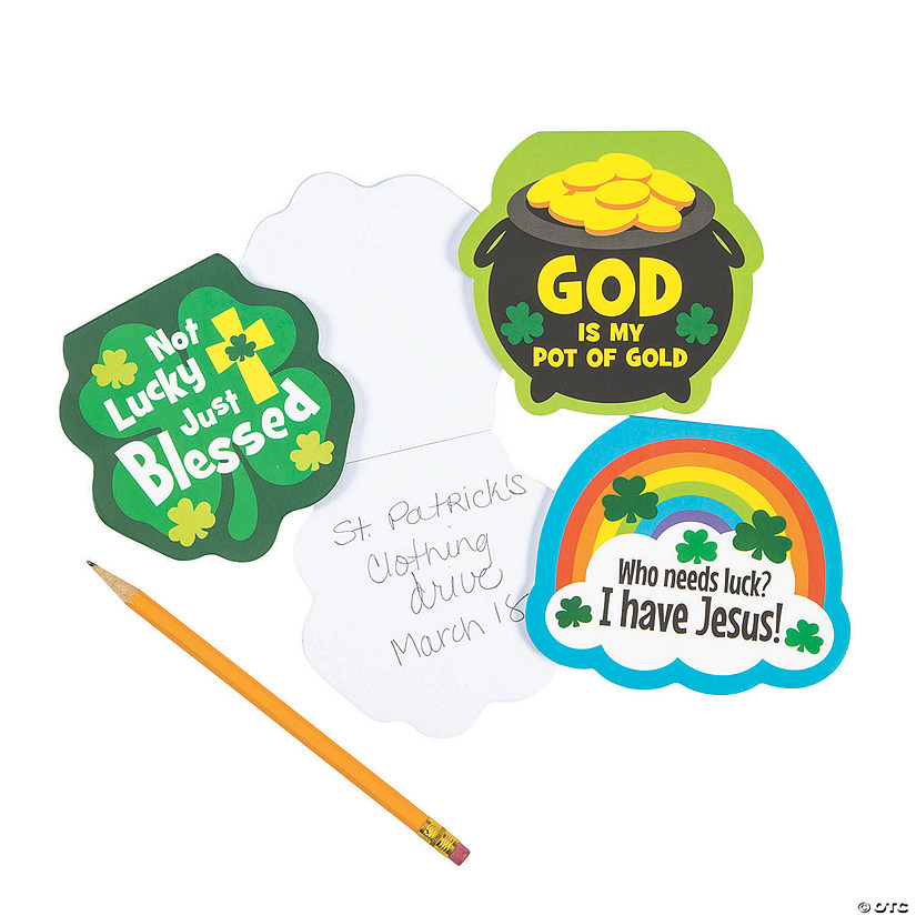 Religious St. Patrick&#8217;s Day Notepads Image