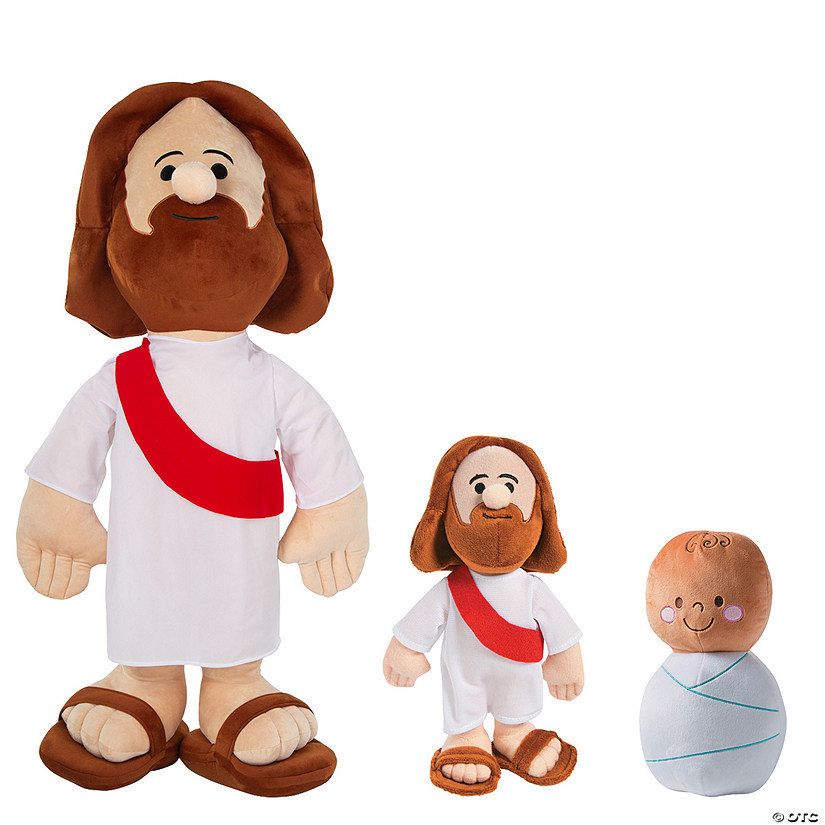 Religious Stuffed Jesus Characters Assortment - 3 Pc. Image