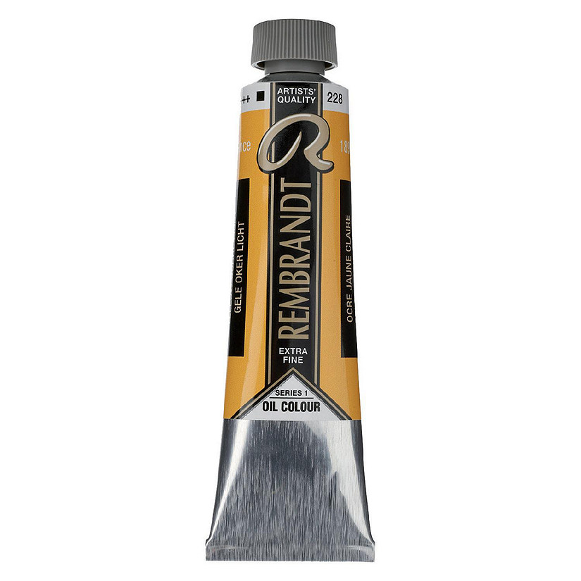 Rembrandt Artists' Oil Color, 40ml, Yellow Ochre Light Image