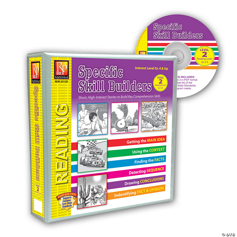 Remedia Publications Specific Skill Builders: Level 2 (Binder & Resource CD) Image
