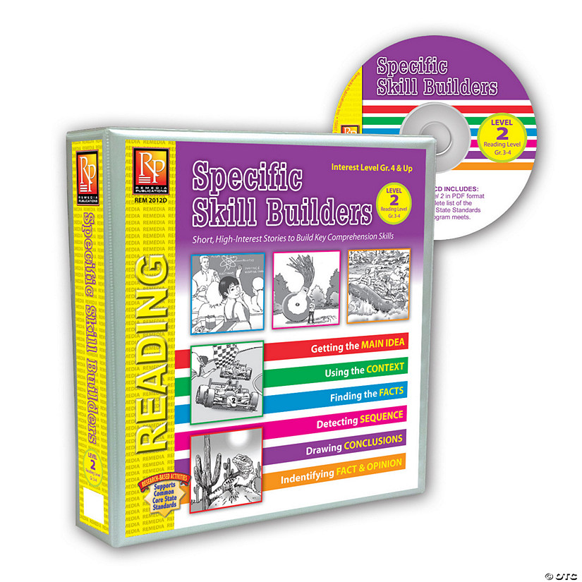 Remedia Publications Specific Skill Builders: Level 2 (Binder &amp; Resource CD) Image