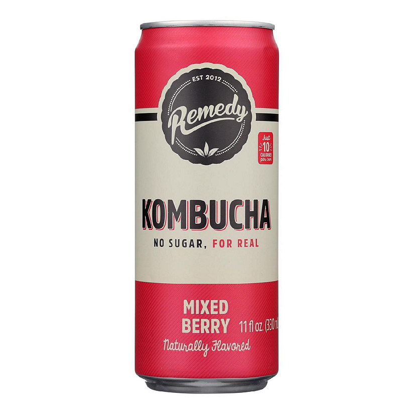 Remedy - Kombucha Mixed Berry - Case of 12-11 FZ Image