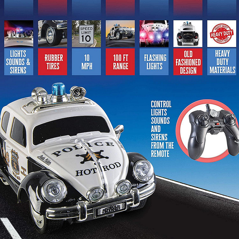 Remote Control Police Car, with Lights Oriental Trading