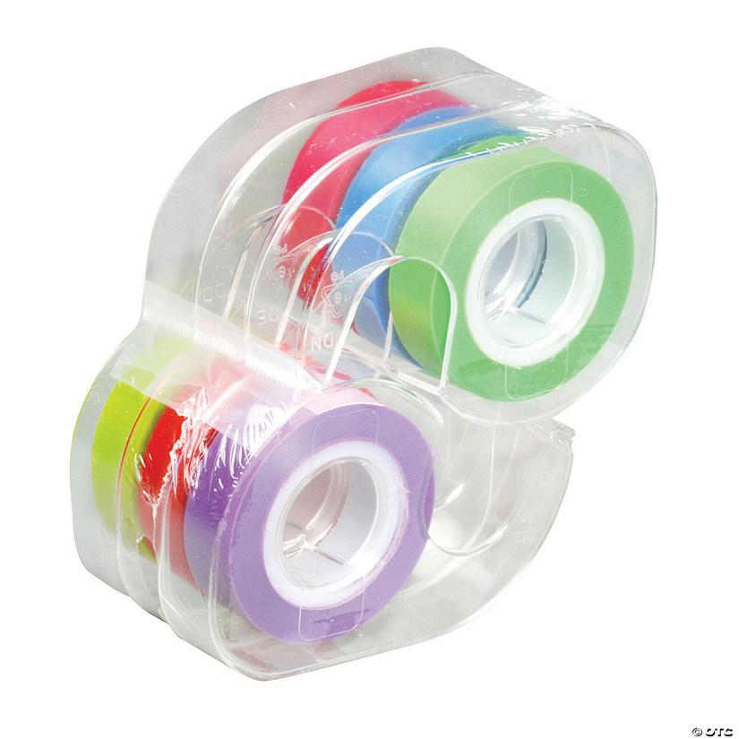 Removable Highlighter Tape, Assorted Colors, Pack of 6 Image