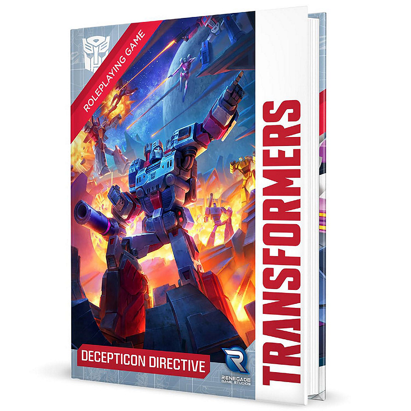 Renegade Game Studios: Transformers Deception Directive Sourcebook Roleplaying Game Image