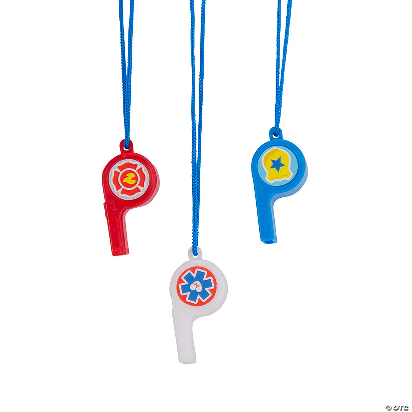 Rescue Heroes Whistles - 12 Pc. Image