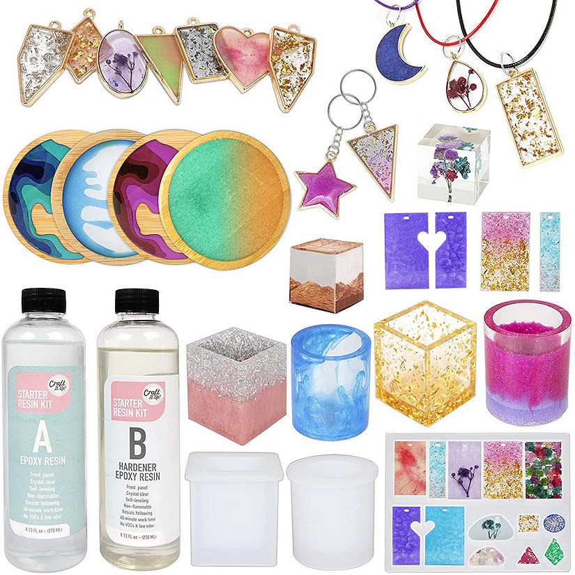 Resin Kit by Craft It Up! - Complete Starter Jewelry Making Resin Kit for Beginners Image