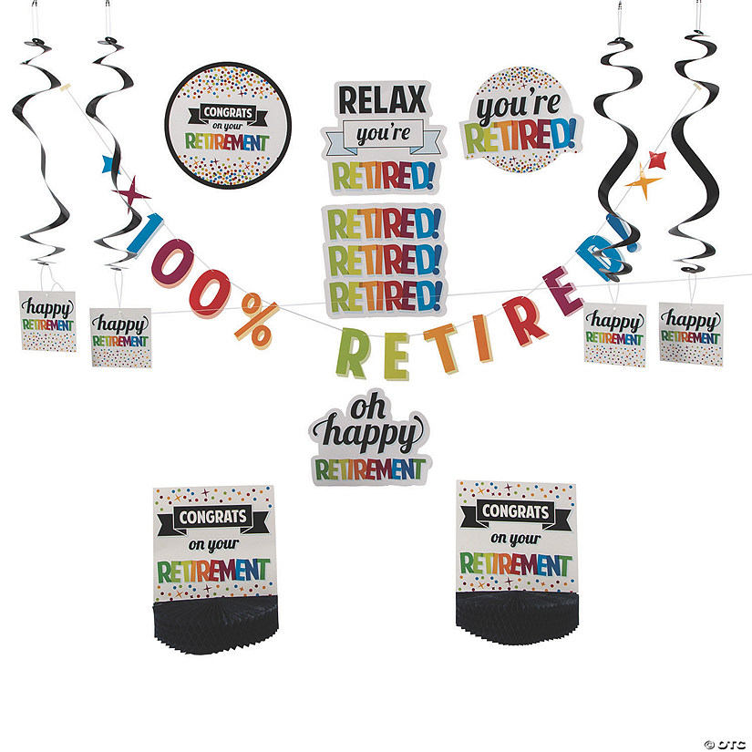 Retirement Party Decorating Kit Oriental Trading