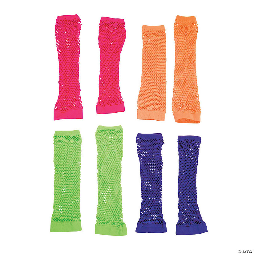 Retro Neon Arm Sleeves Oriental Trading