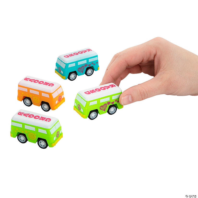 Retro Van Pullback Toys - 12 Pc. | Oriental Trading