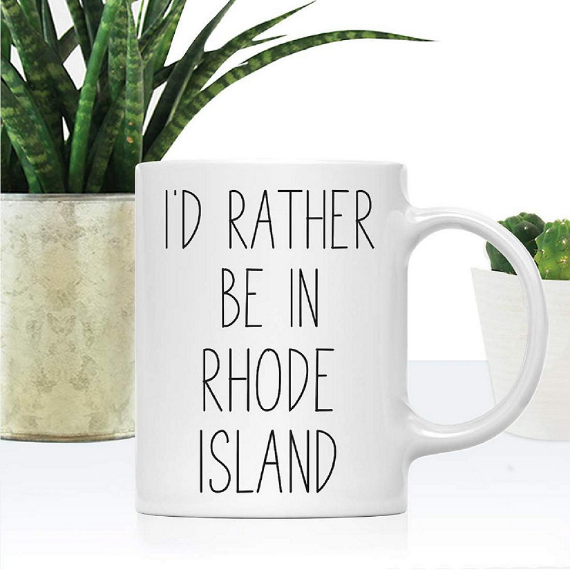 Rhode Island Ceramic Travel Coffee Mug Image