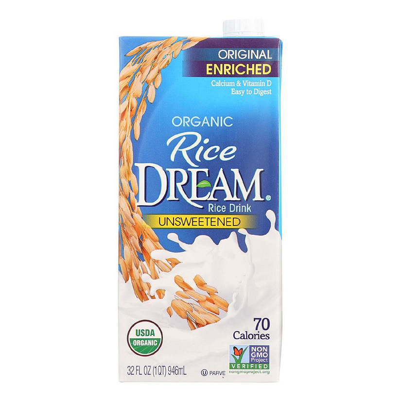 Rice Dream Organic Rice Drink - Original - Case of 12 - 32 Fl oz. Image