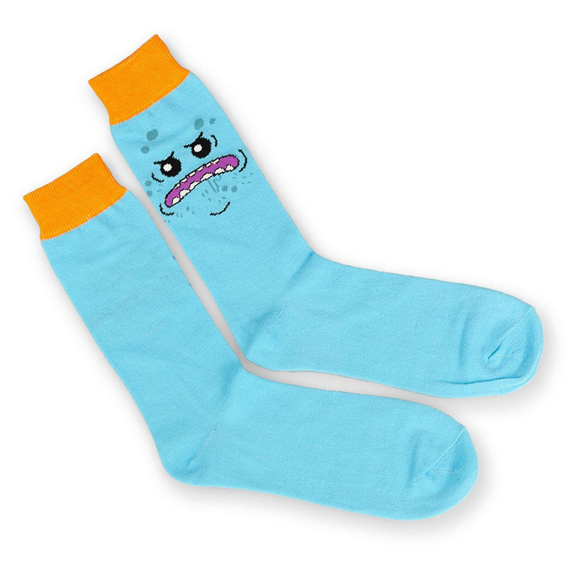 Rick and Morty collectibles  Toynk Toys Rick & Morty Mr. Meeseeks Crew Socks Image