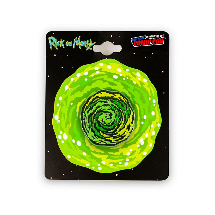 Rick and Morty Edition  Rick and Morty Portal Enamel Pin Image
