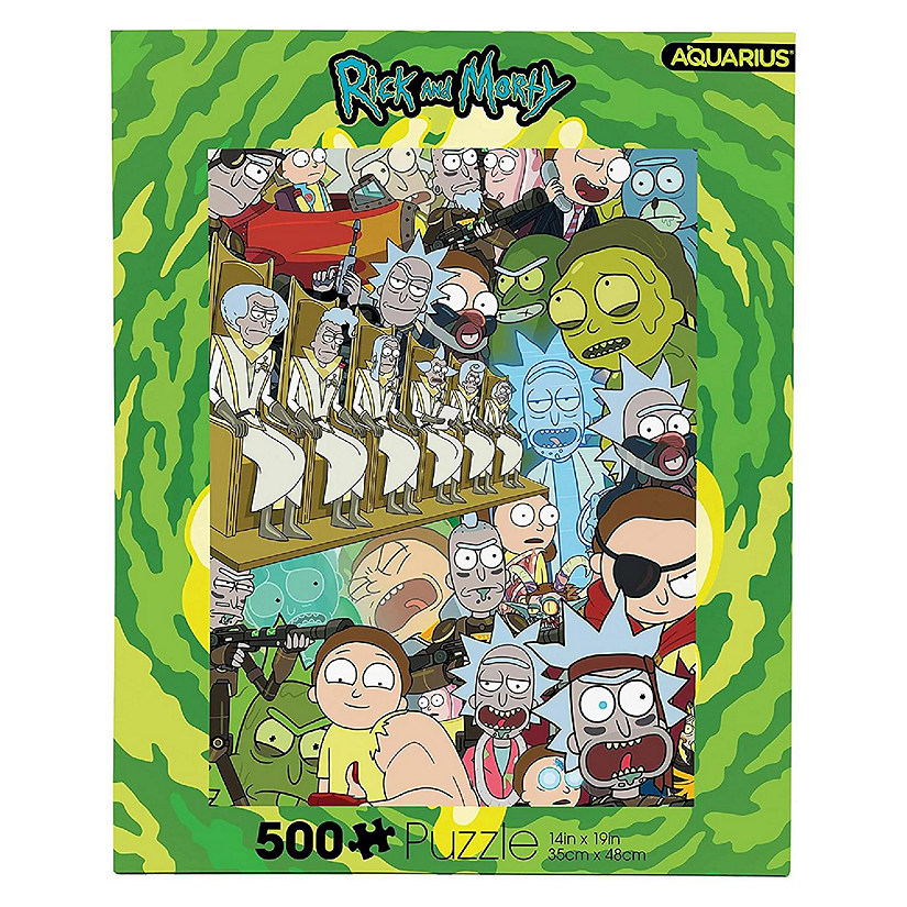 Ricks and Morty 500 Piece Jigsaw Puzzle Image