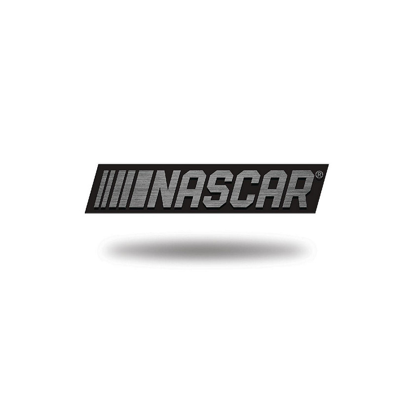 Rico Industries NASCAR Racing Logo Standard Antique Nickel Auto Emblem for Car/Truck/SUV Image