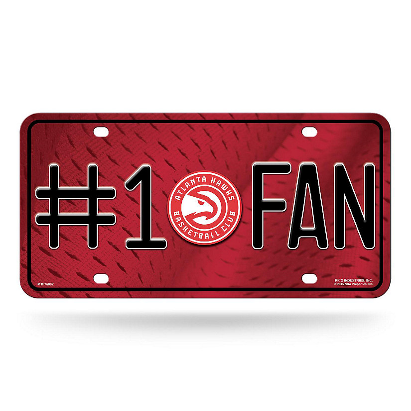 Rico Industries NFL Fan Shop #1 Fan Metal License Plate Tag