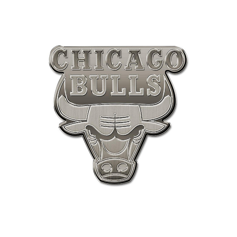 Rico Industries NBA Basketball Chicago Bulls Standard Antique Nickel Auto Emblem for Car/Truck/SUV Image