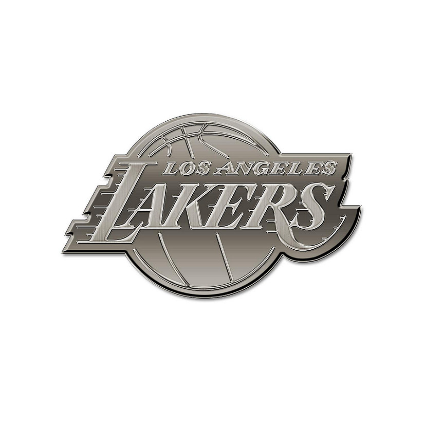 Rico Industries NBA Basketball Los Angeles Lakers Standard Antique Nickel Auto Emblem for Car/Truck/SUV Image