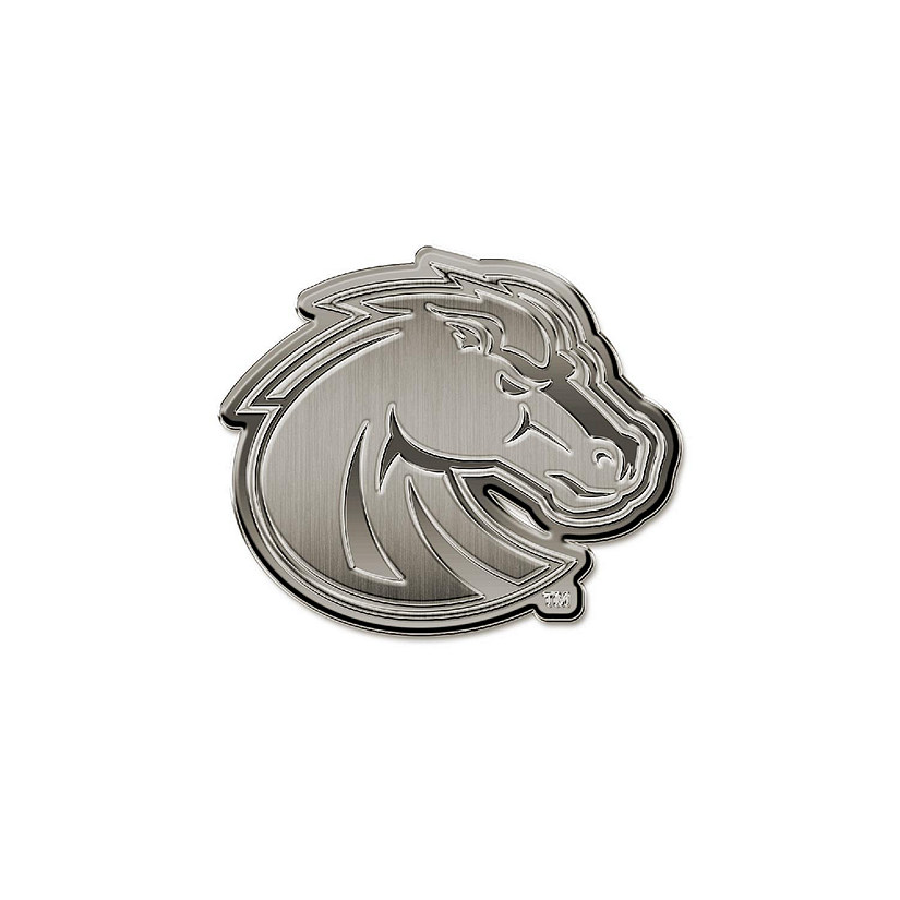 Rico Industries NCAA  Boise State Broncos Standard Antique Nickel Auto Emblem for Car/Truck/SUV Image