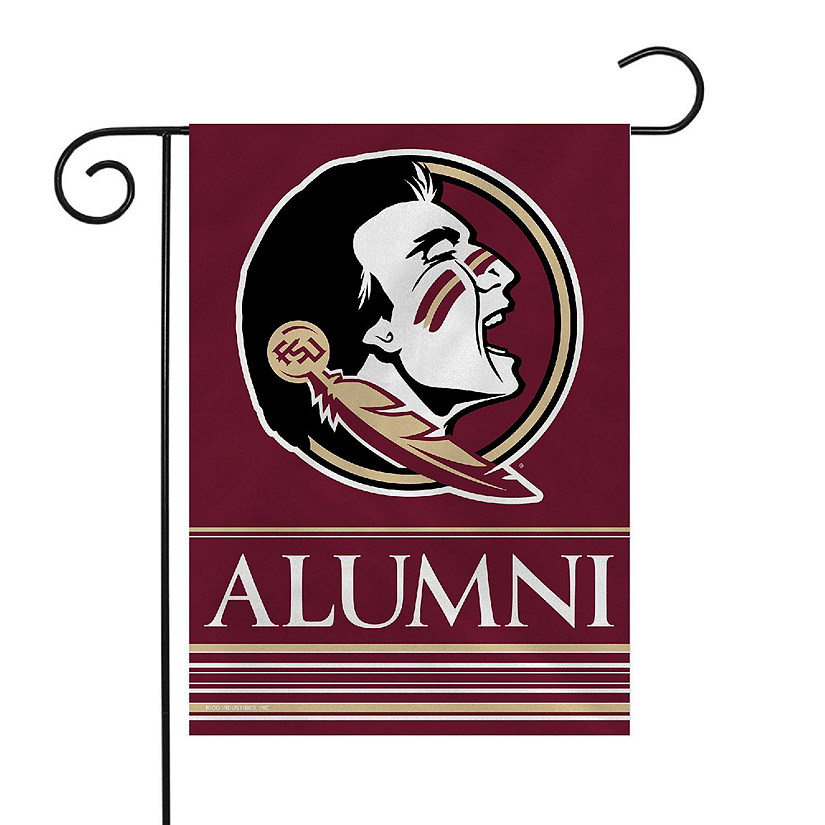 Rico Industries NCAA  Florida State Seminoles Alumni 13" x 18" Double Sided Garden Flag Image