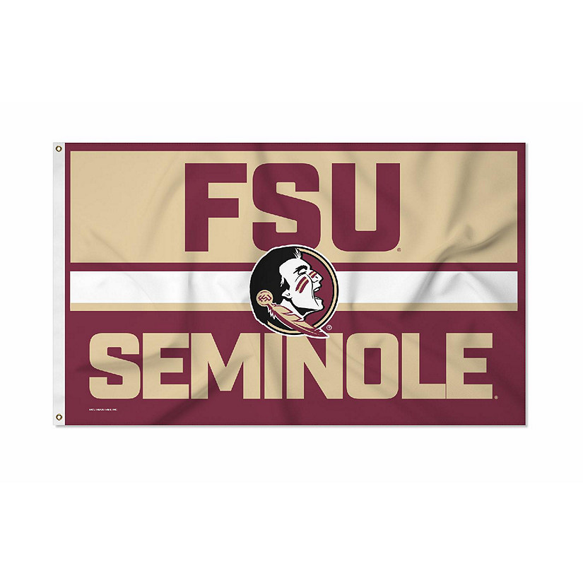 Rico Industries NCAA  Florida State Seminoles Bold 3' x 5' Banner Flag Single Sided - Indoor or Outdoor - Home D&#233;cor Image