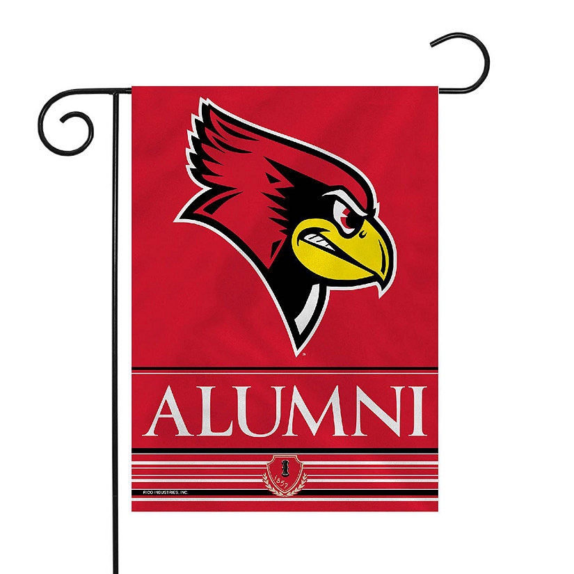 Rico Industries NCAA  Illinois State Redbirds Alumni 13" x 18" Double Sided Garden Flag Image