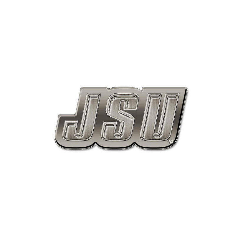 Rico Industries NCAA  Jacksonville State Gamecocks JSU Antique Nickel Auto Emblem for Car/Truck/SUV Image
