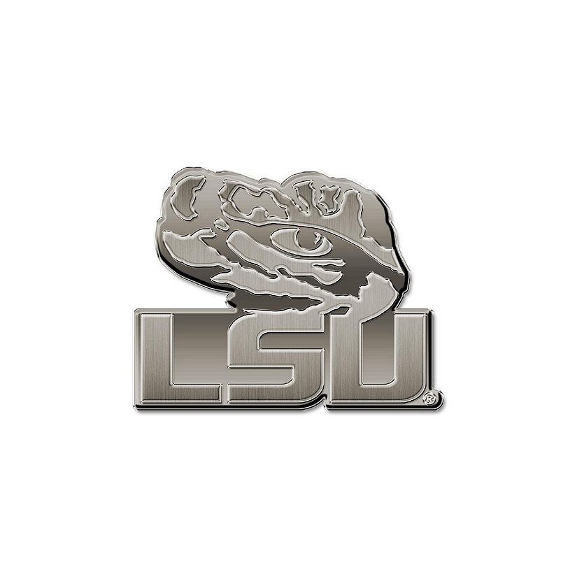 Rico Industries NCAA  LSU Tigers Standard Antique Nickel Auto Emblem for Car/Truck/SUV Image