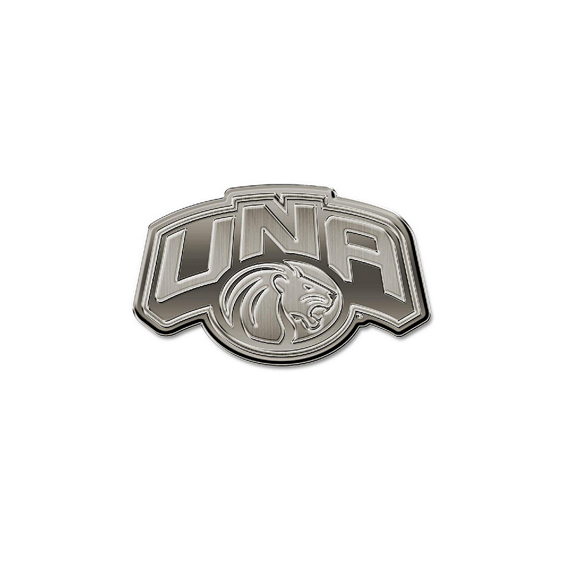 Rico Industries NCAA  North Alabama Lions UNA Standard Antique Nickel Auto Emblem for Car/Truck/SUV Image