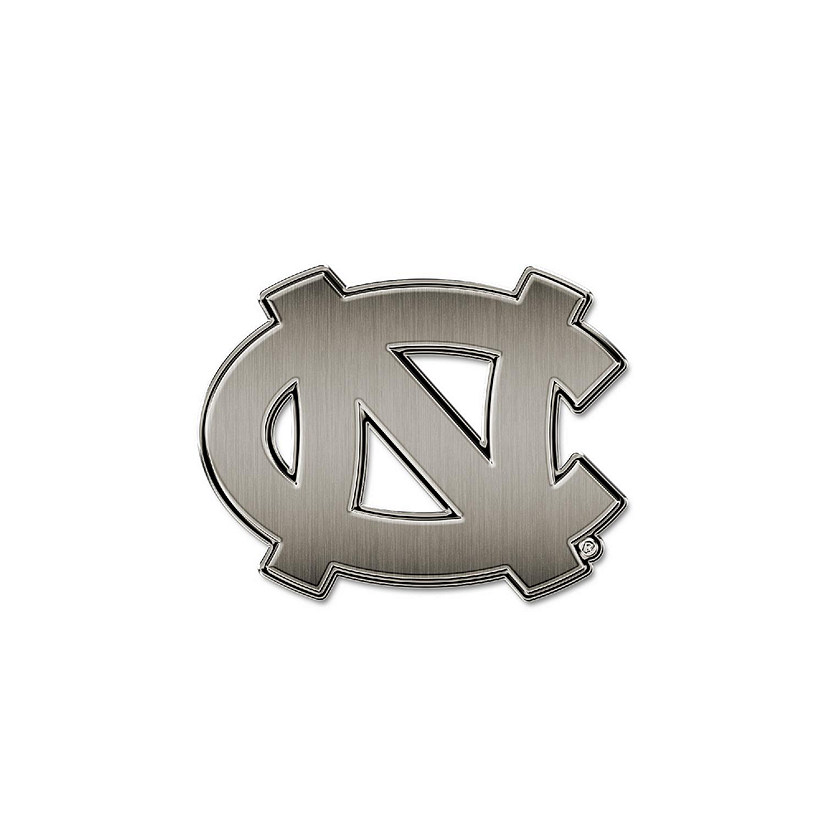 Rico Industries NCAA  North Carolina Tar Heels NC Antique Nickel Auto Emblem for Car/Truck/SUV Image