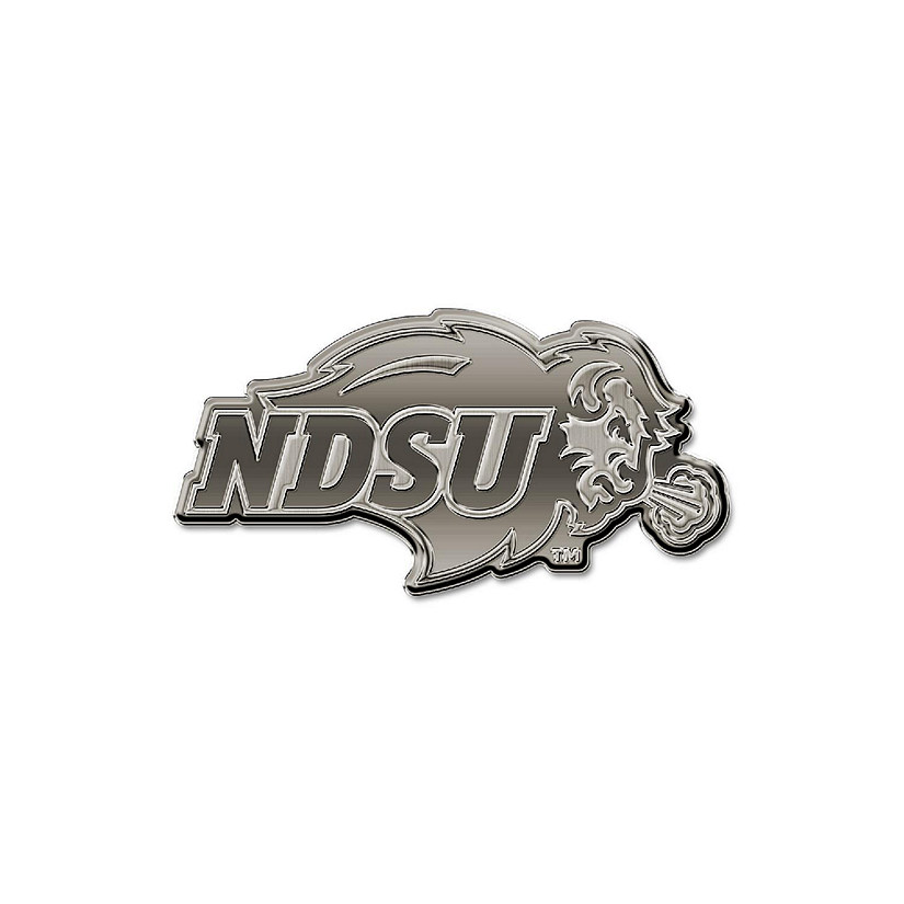 Rico Industries NCAA  North Dakota State Bisons NDSU Standard Antique Nickel Auto Emblem for Car/Truck/SUV Image