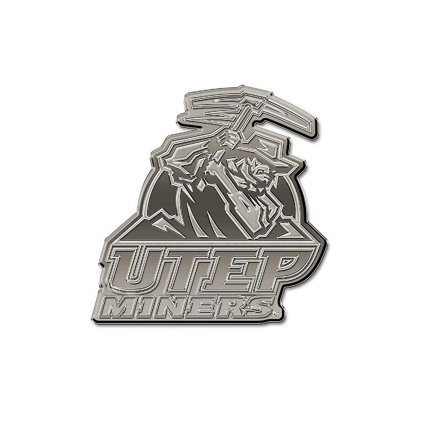 Rico Industries NCAA  Texas-El Paso Miners - UTEP Standard Antique Nickel Auto Emblem for Car/Truck/SUV Image