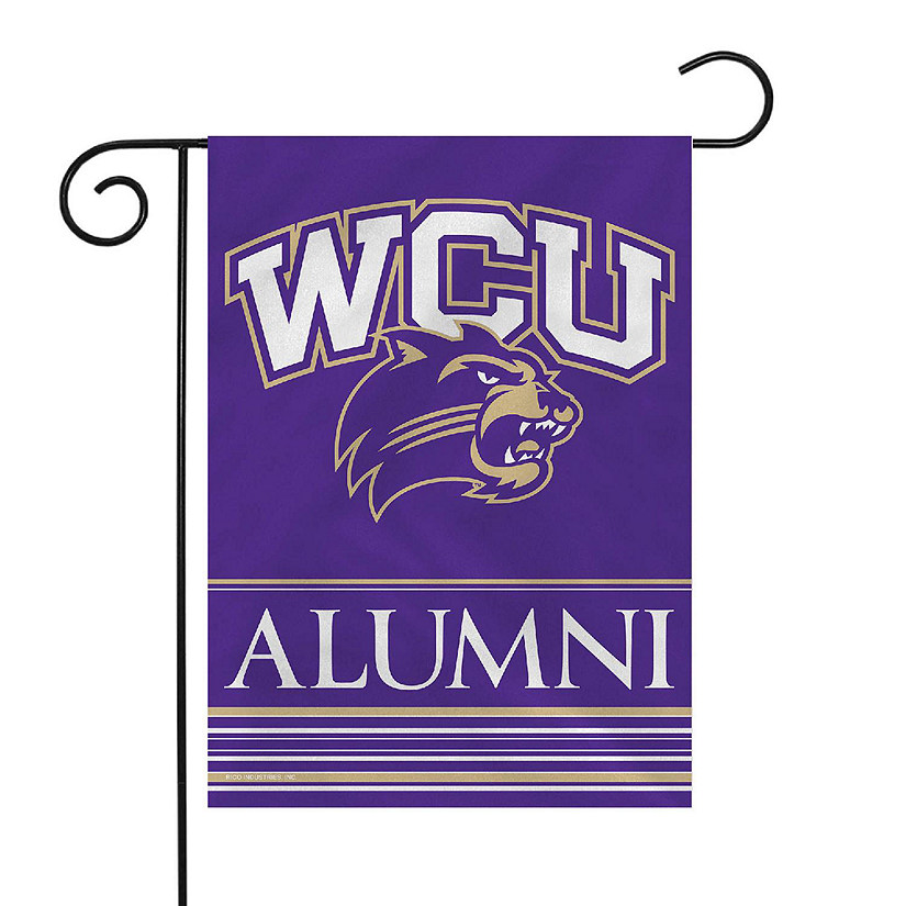 Rico Industries NCAA  Western Carolina Catamounts Alumni 13" x 18" Double Sided Garden Flag Image