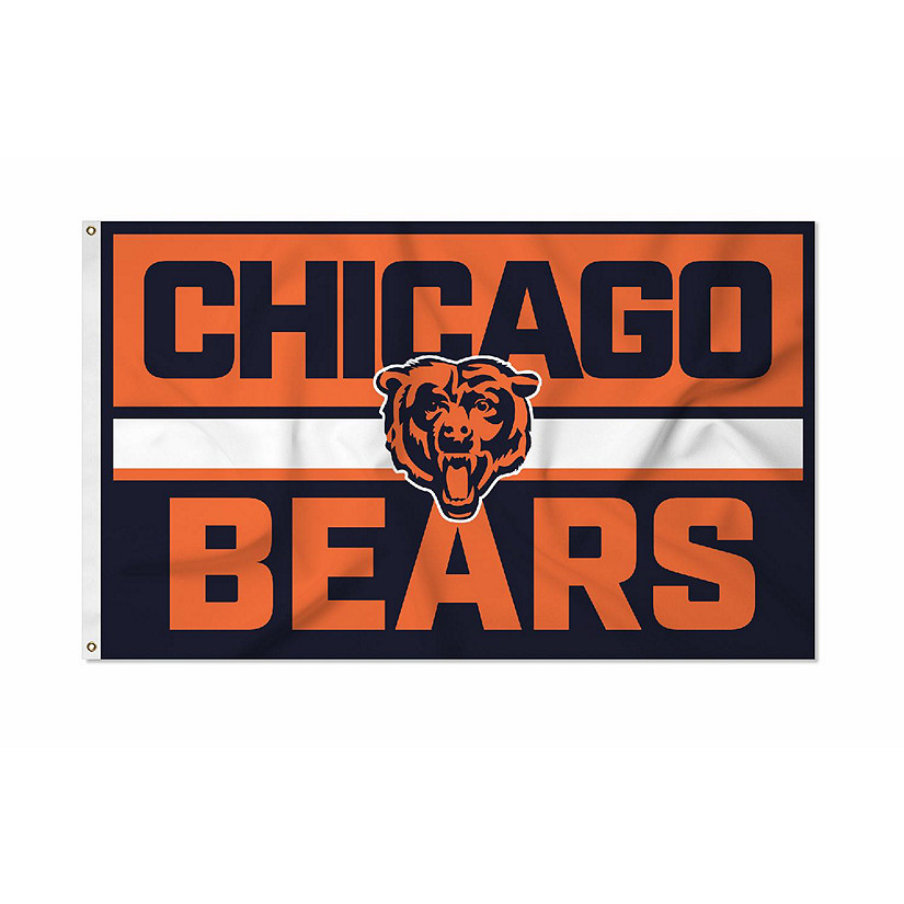 Rico Industries NFL Football Chicago Bears Bold 3' x 5' Banner Flag Single  Sided - Indoor or Outdoor - Home Décor