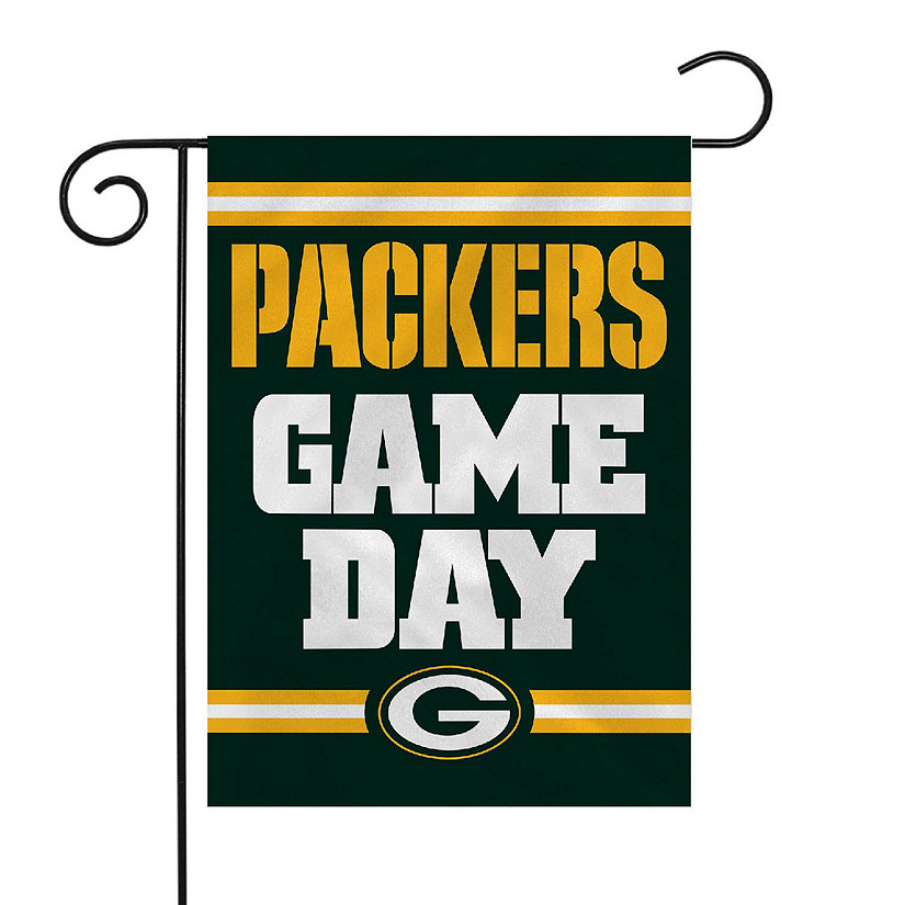 Rico Industries NFL Football Green Bay Packers Game Day 13' x 18' Double Sided Garden Flag