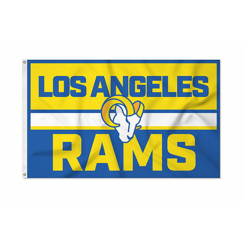 Rico Industries NFL 2022 SUPER BOWL LVI CHAMPIONS Los Angeles Rams FGB Banner  Flag Single Sided 3' x 5' Banner Flag Indoor/Outdoor