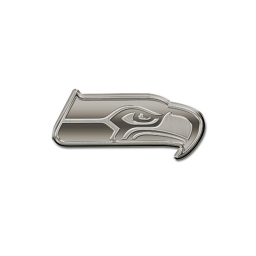 Rico Industries NFL Football Seattle Seahawks Standard Antique Nickel Auto Emblem for Car/Truck/SUV Image
