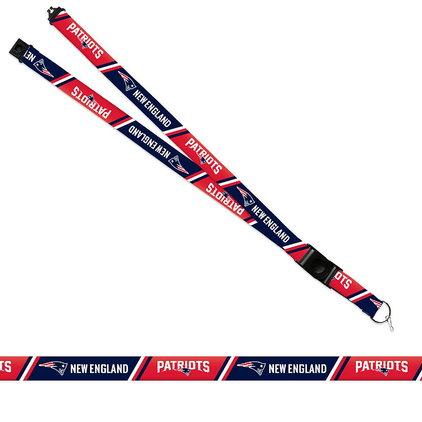 Rico Industries NFL New England Patriots Unisex-Adult Safety Breakaway Lanyard Image