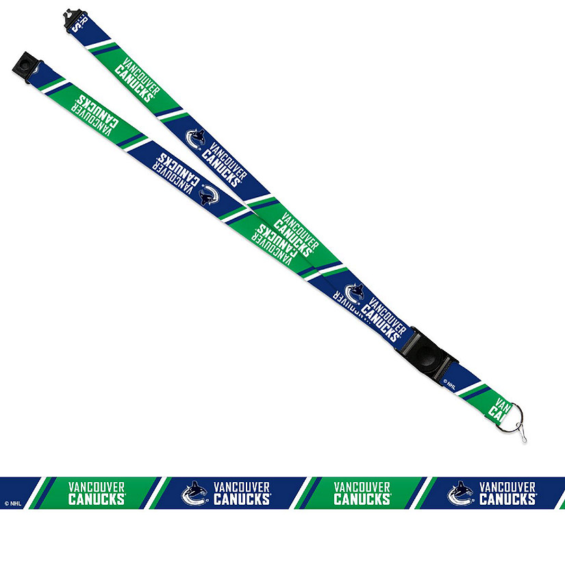 Rico Industries NHL Vancouver Canucks Unisex-Adult Safety Breakaway Lanyard Image