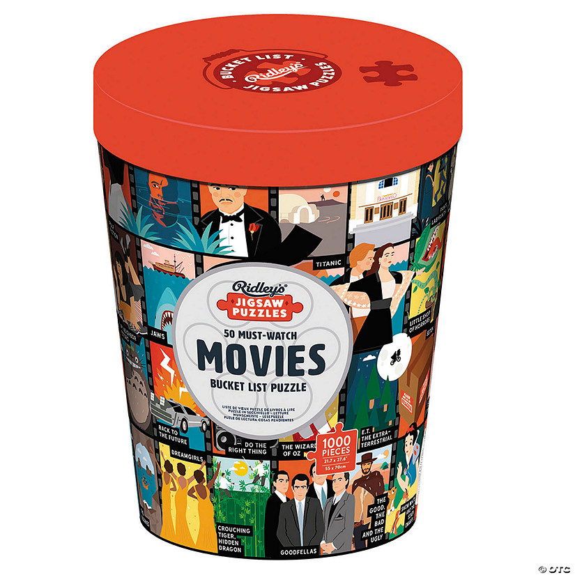 Ridley&amp;#8217;s Must-Watch Movies 1,000-Piece Puzzle Image