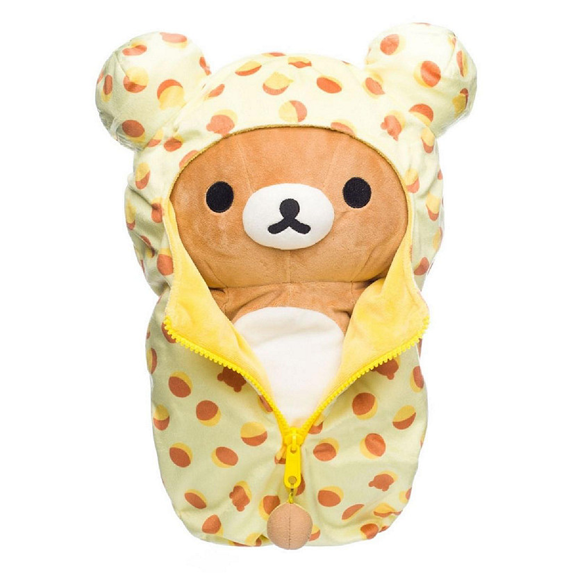 Rilakkuma San-X Original Castella Cake Pattern Sleeping Bag Plush Image
