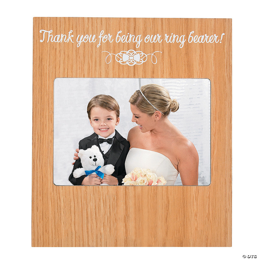 Ring Bearer Picture Frame - Less Than Perfect Image